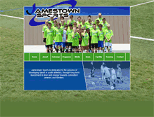 Tablet Screenshot of jamestownsports.org